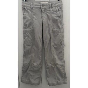 Abercrombie Kids Girls 9/10 Gray Adjustable Waist Pocket Pants